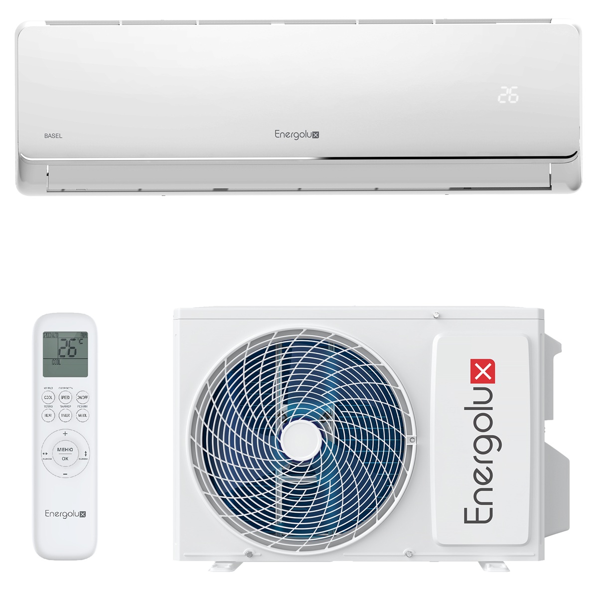 Кондиционер сплит-система Energolux SAS07B4-A/SAU07B4-A серия BASEL Кондиционер сплит-система Energolux SAS07B4-A/SAU07B4-A серия BASEL